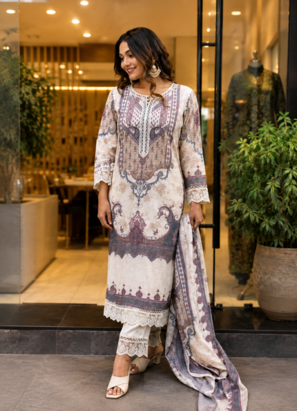 Premium Embroidered  Women’s Suit | QueenWear
